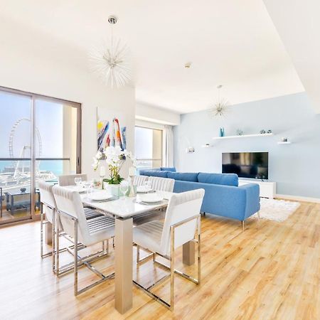 Luxury Jbr - Full Sea View - Free 5* Beach Resorts Access 迪拜 外观 照片