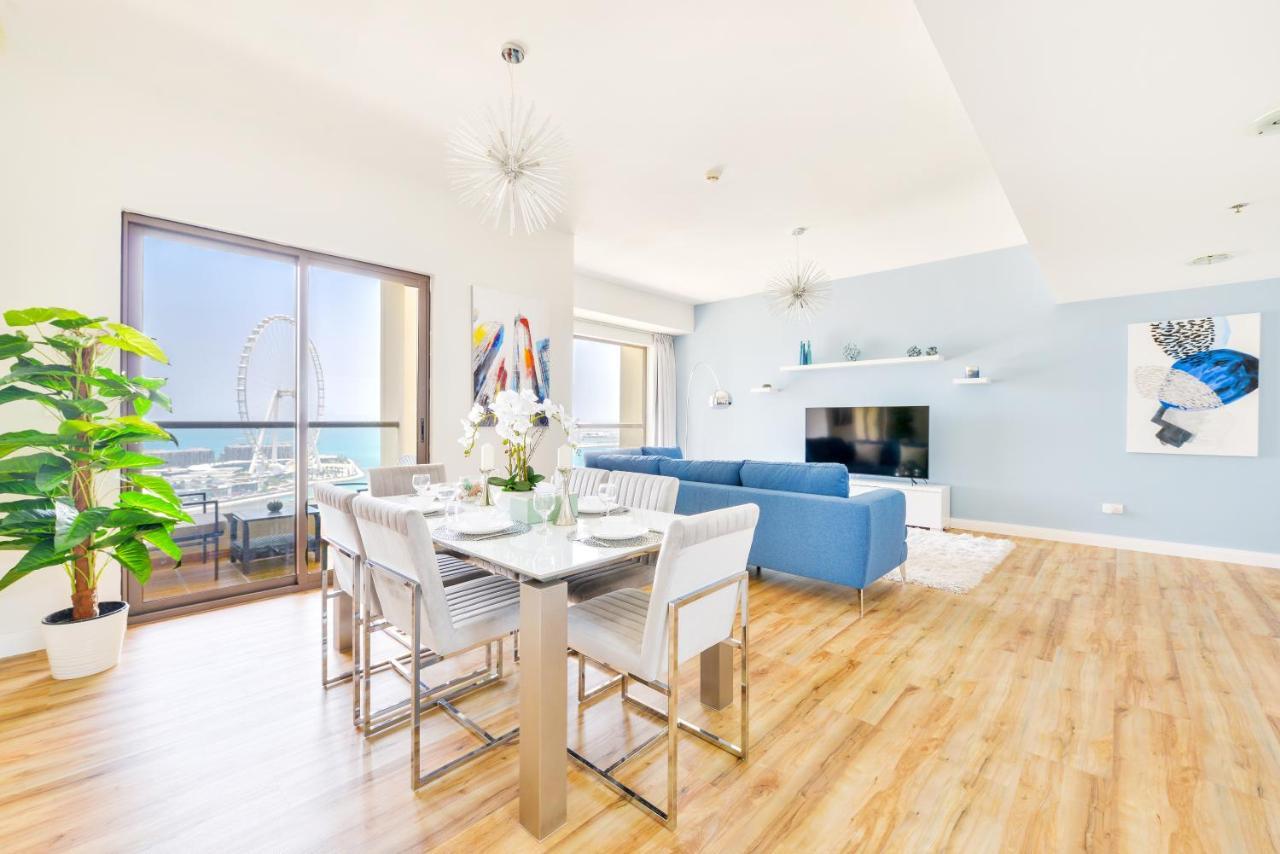 Luxury Jbr - Full Sea View - Free 5* Beach Resorts Access 迪拜 外观 照片