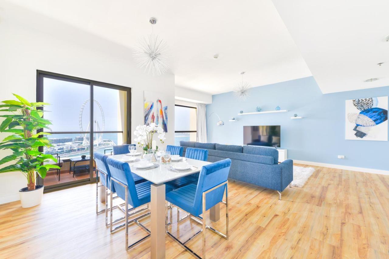 Luxury Jbr - Full Sea View - Free 5* Beach Resorts Access 迪拜 外观 照片