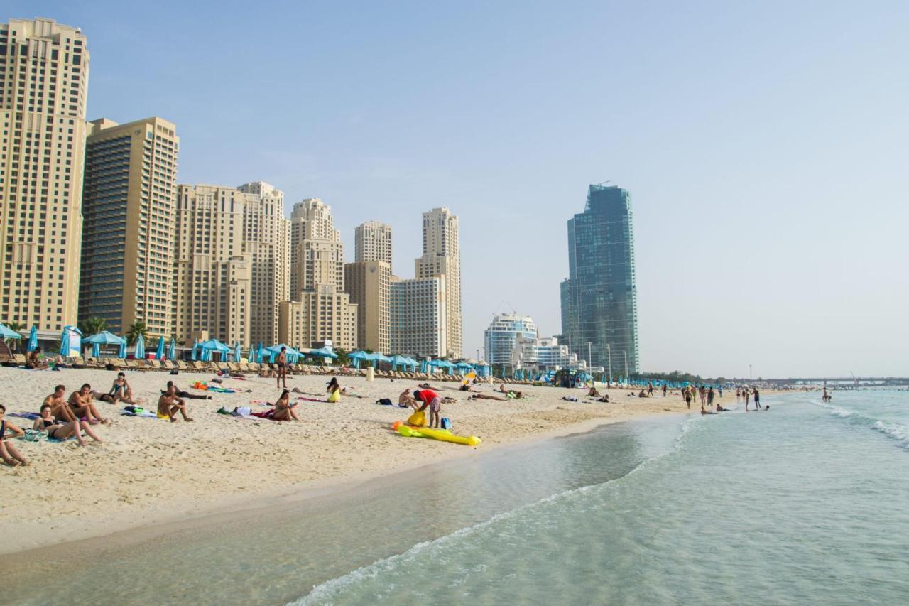 Luxury Jbr - Full Sea View - Free 5* Beach Resorts Access 迪拜 外观 照片