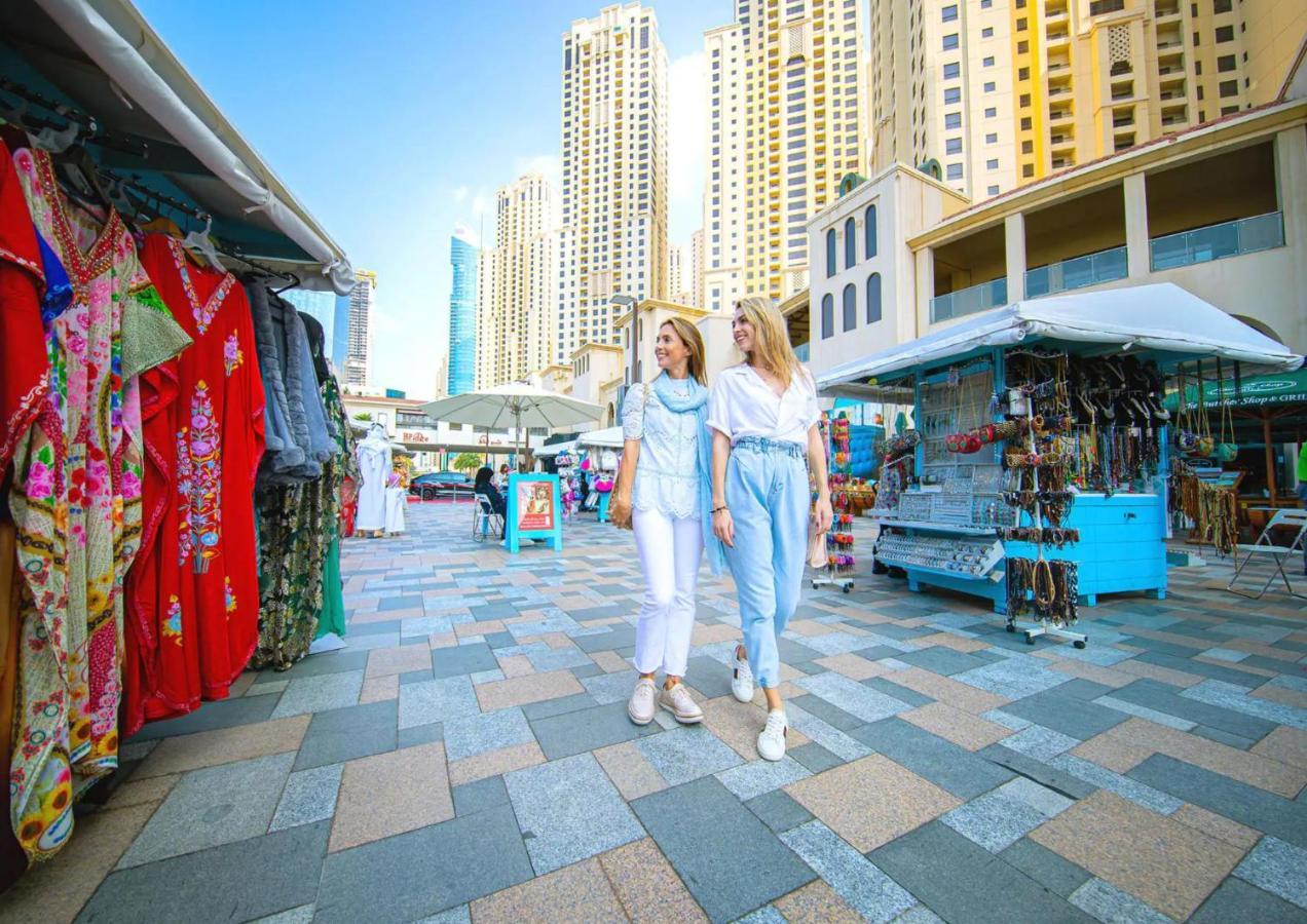 Luxury Jbr - Full Sea View - Free 5* Beach Resorts Access 迪拜 外观 照片