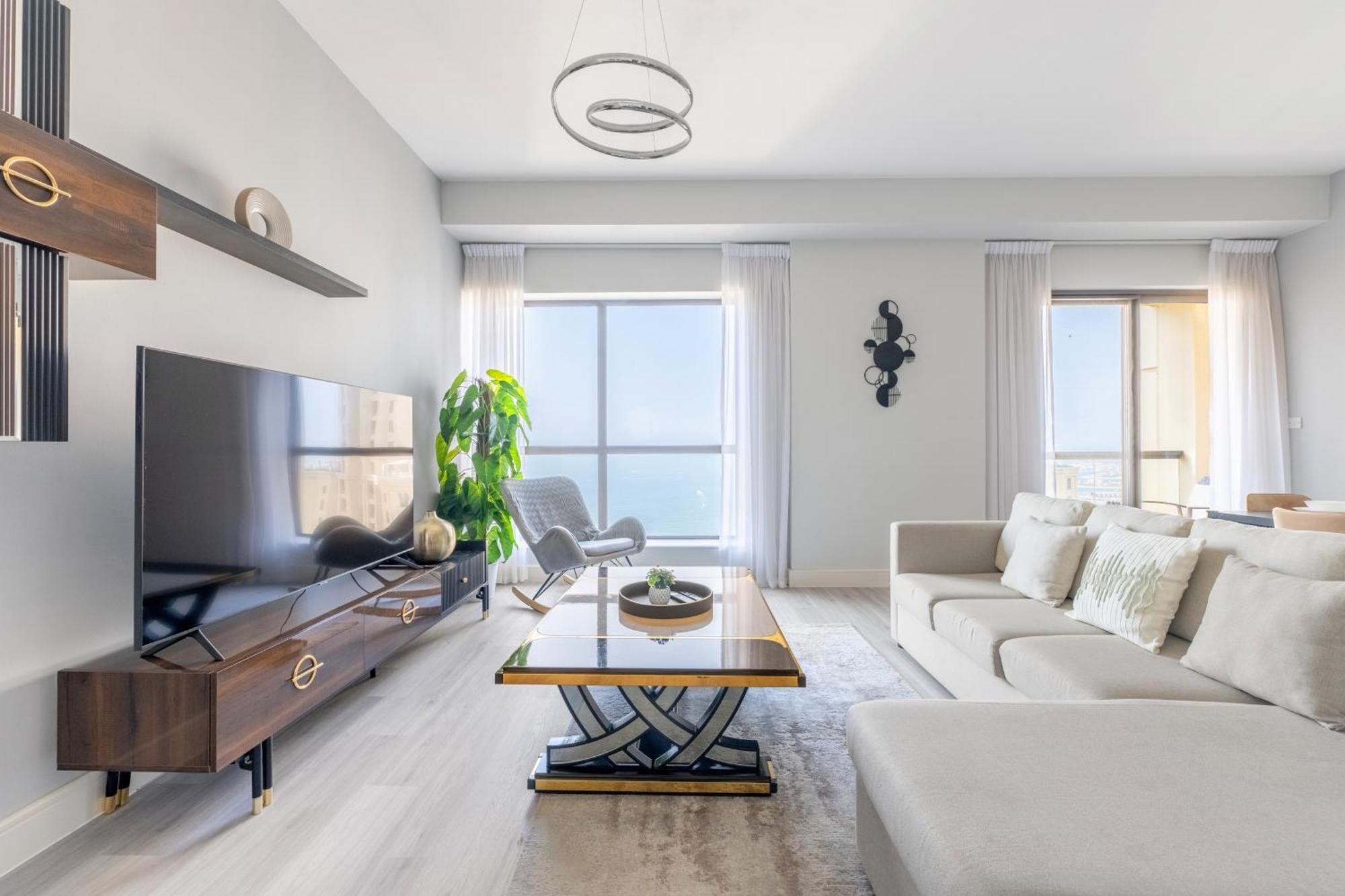 Luxury Jbr - Full Sea View - Free 5* Beach Resorts Access 迪拜 外观 照片