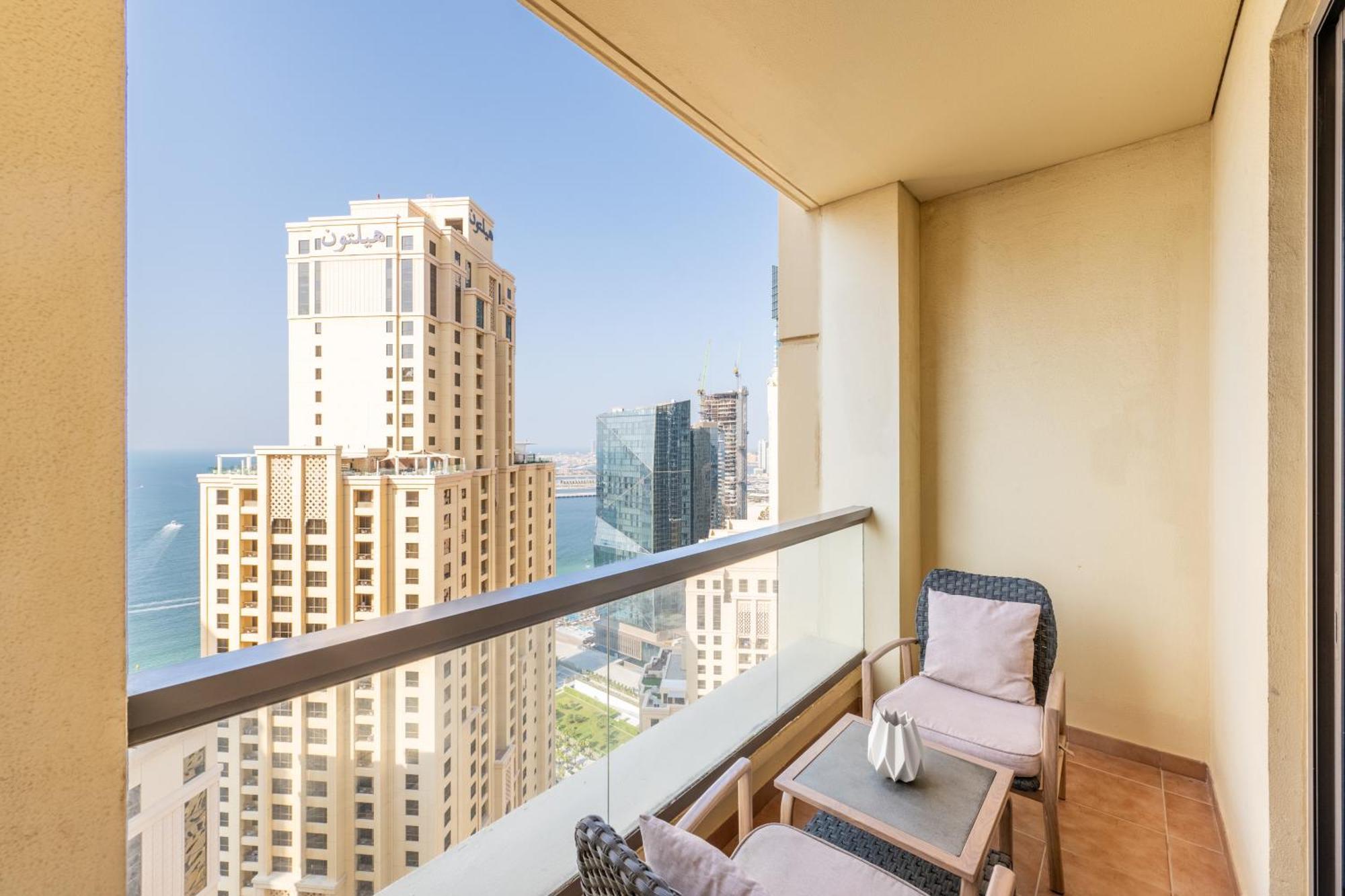 Luxury Jbr - Full Sea View - Free 5* Beach Resorts Access 迪拜 外观 照片