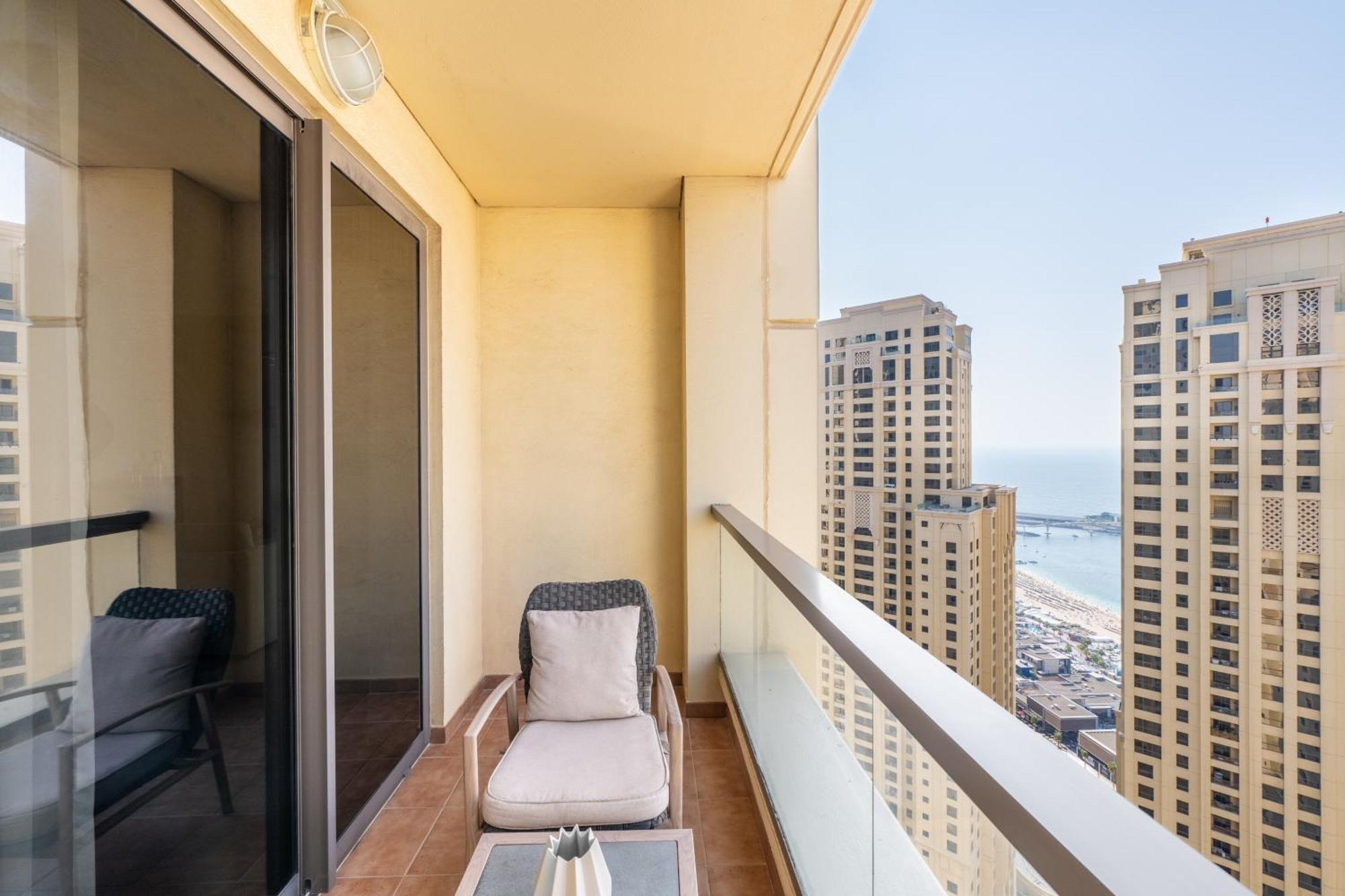 Luxury Jbr - Full Sea View - Free 5* Beach Resorts Access 迪拜 外观 照片