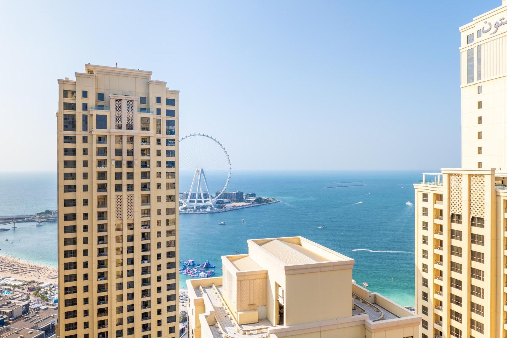 Luxury Jbr - Full Sea View - Free 5* Beach Resorts Access 迪拜 外观 照片