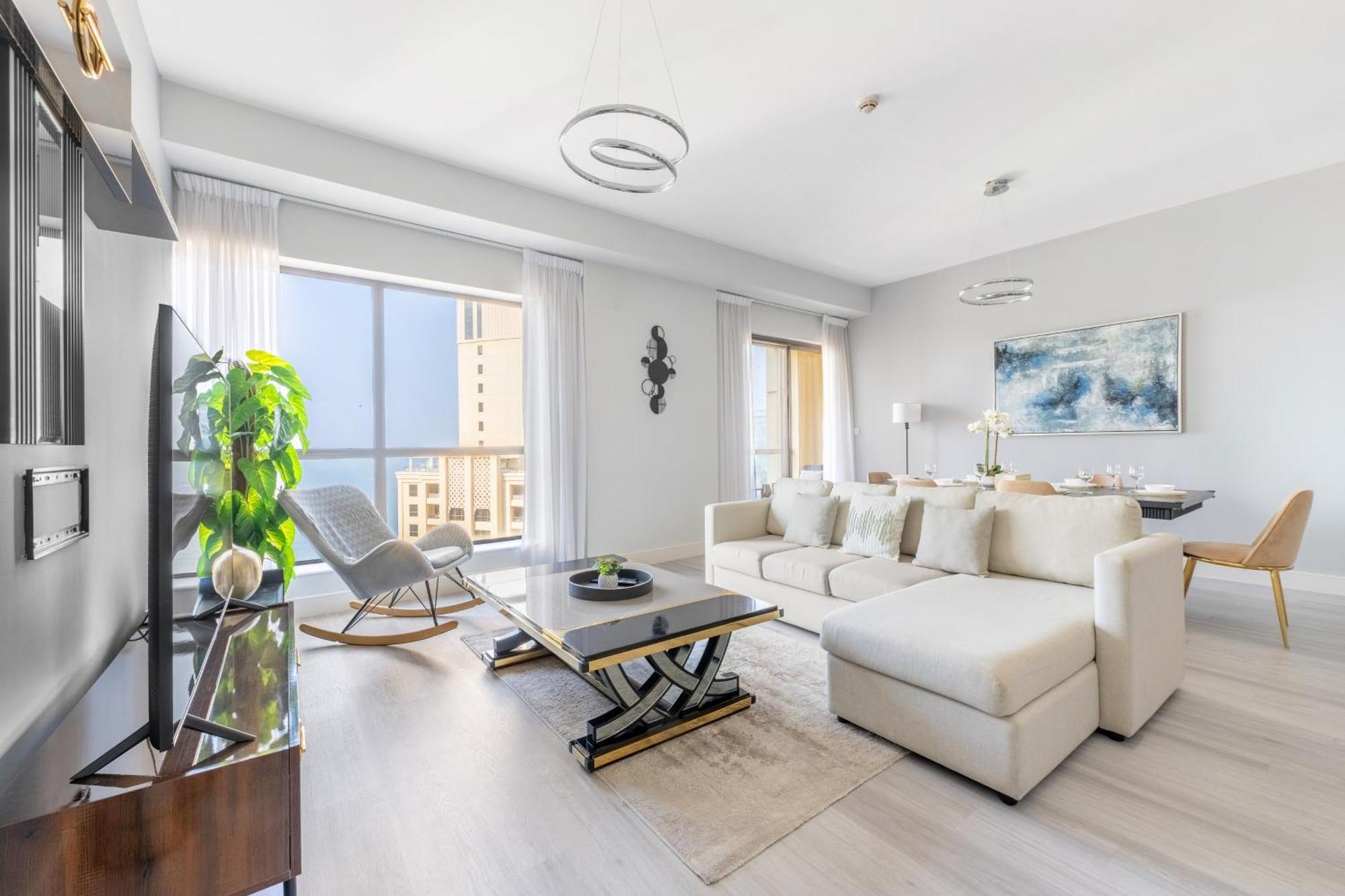 Luxury Jbr - Full Sea View - Free 5* Beach Resorts Access 迪拜 外观 照片