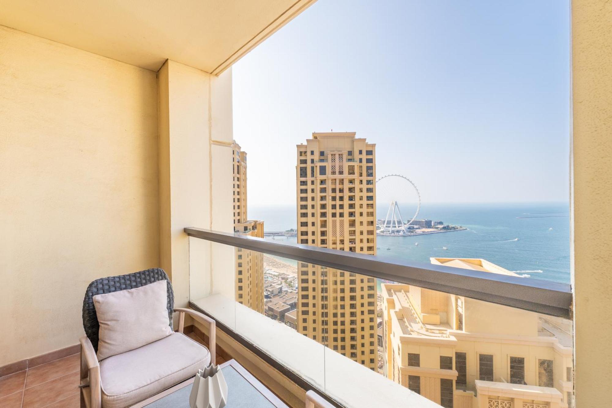 Luxury Jbr - Full Sea View - Free 5* Beach Resorts Access 迪拜 外观 照片