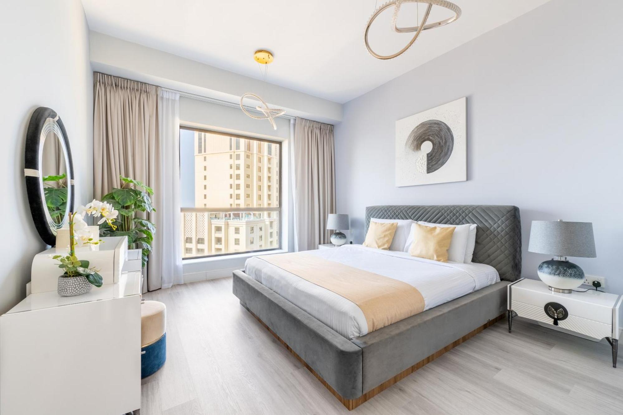 Luxury Jbr - Full Sea View - Free 5* Beach Resorts Access 迪拜 外观 照片