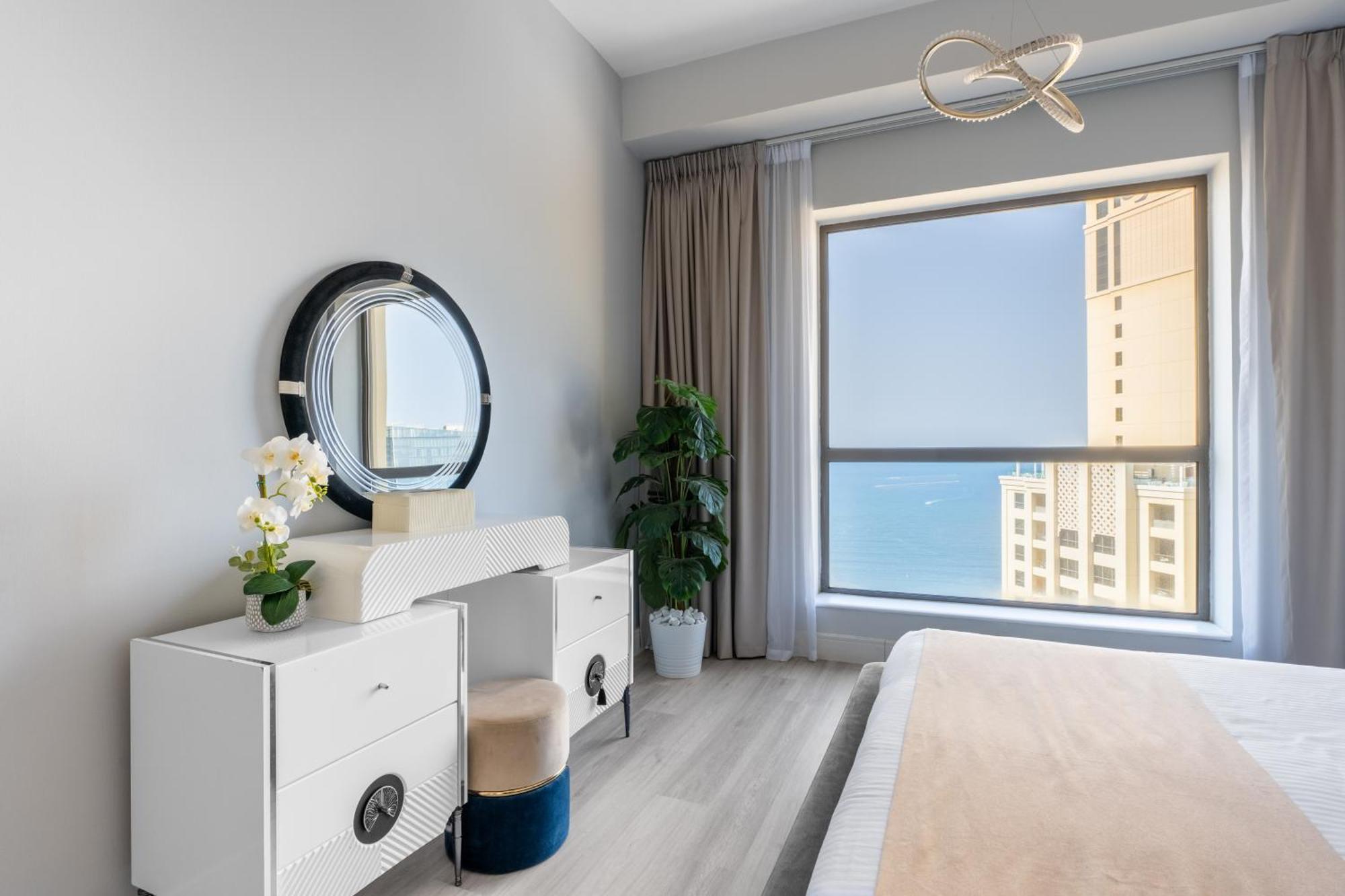 Luxury Jbr - Full Sea View - Free 5* Beach Resorts Access 迪拜 外观 照片