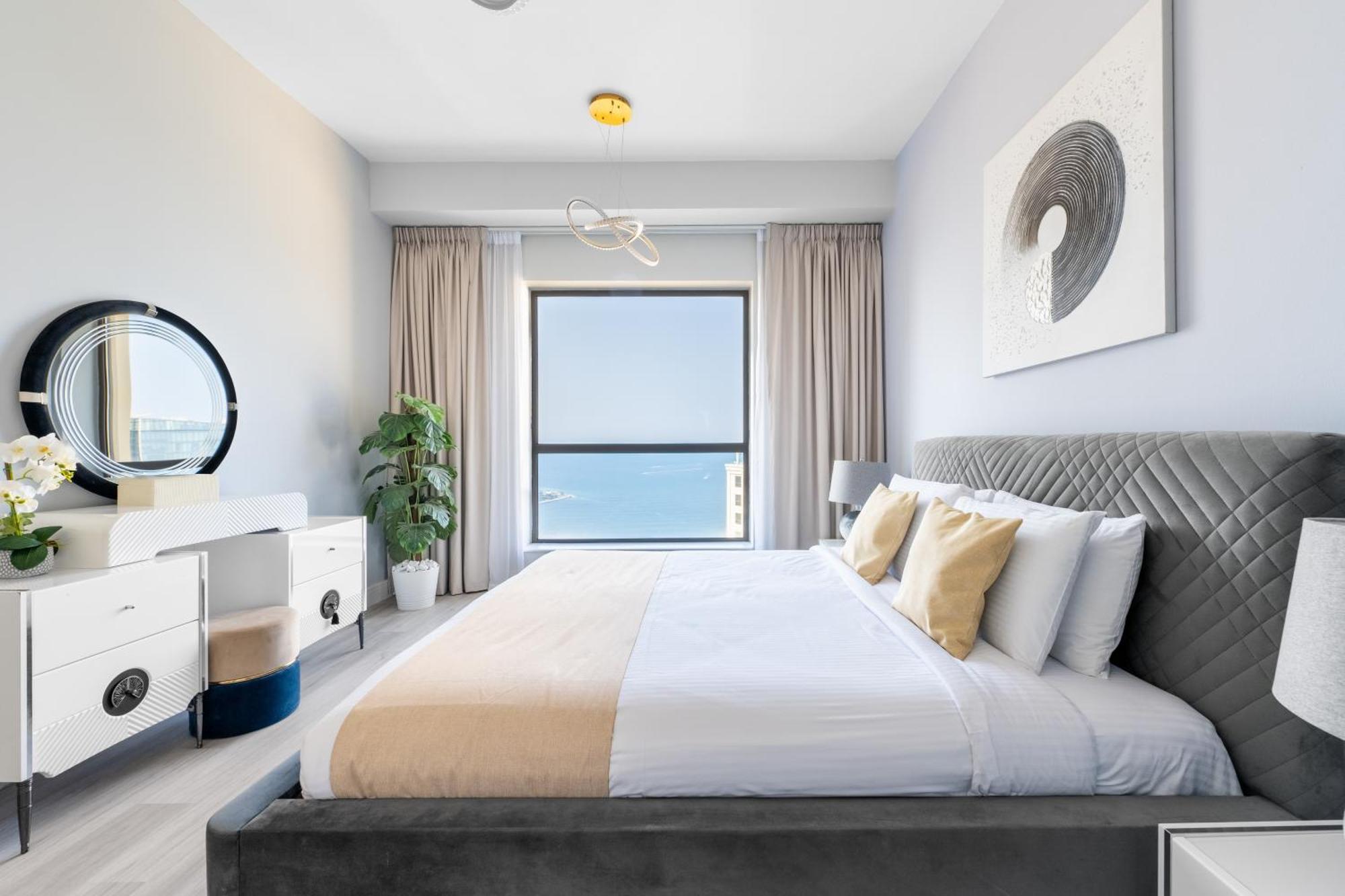 Luxury Jbr - Full Sea View - Free 5* Beach Resorts Access 迪拜 外观 照片